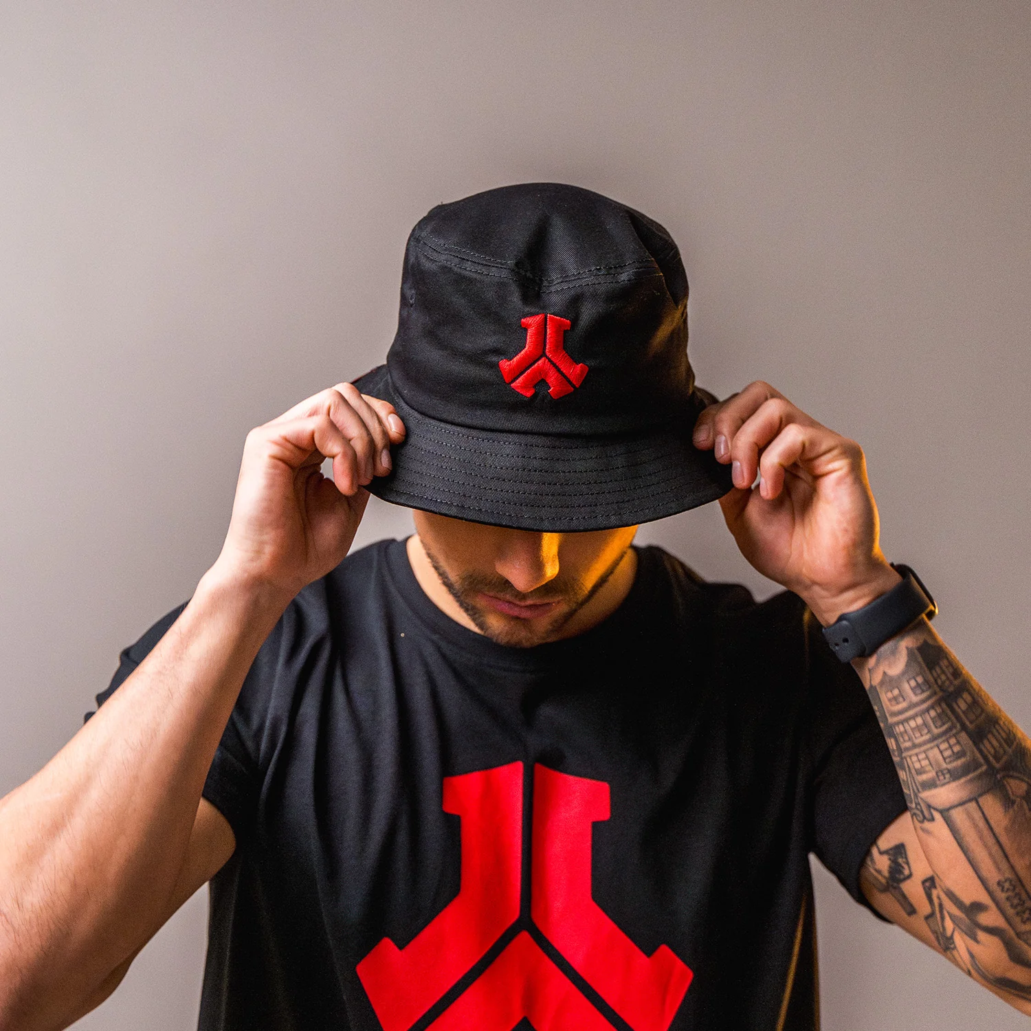 Defqon.1 Red logo bucket hat - Image 3