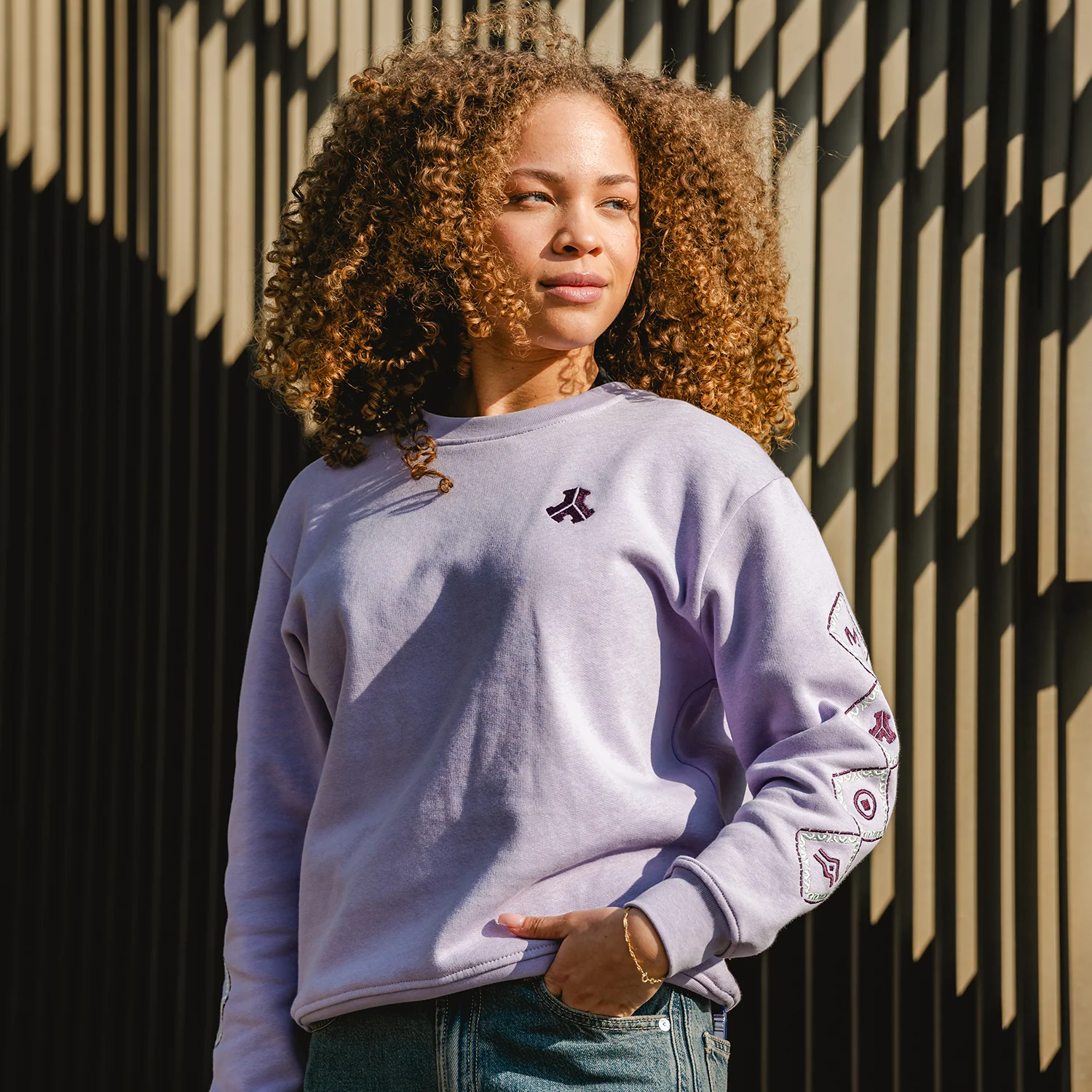 Defqon.1 Lilac Boyfriend Crewneck - Image 3