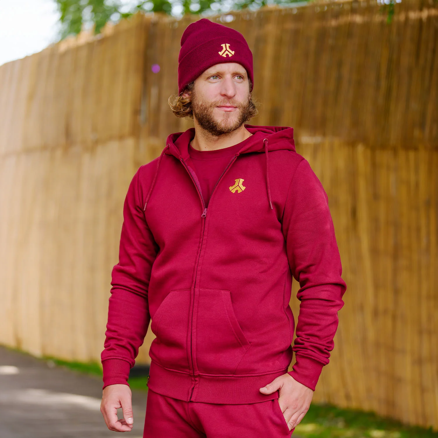 Defqon.1 Essential bordeaux hooded zip - Image 5