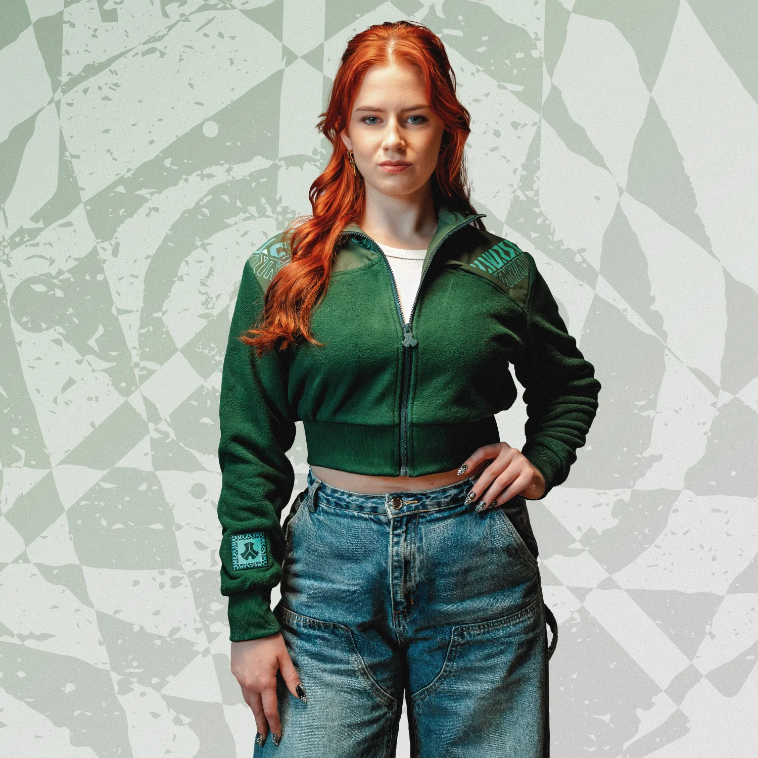 Defqon.1 Fleece Cropped Jacket - Image 2