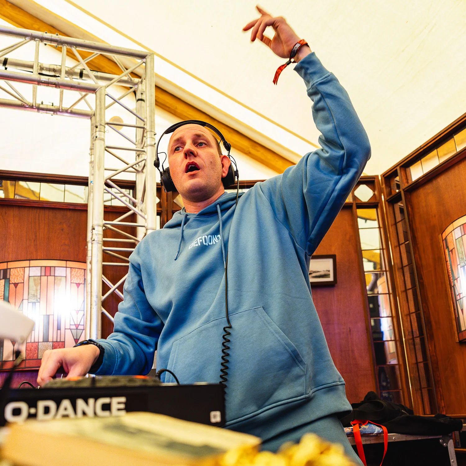 Defqon.1 Oversized Saphire blue Hoodie - Image 4