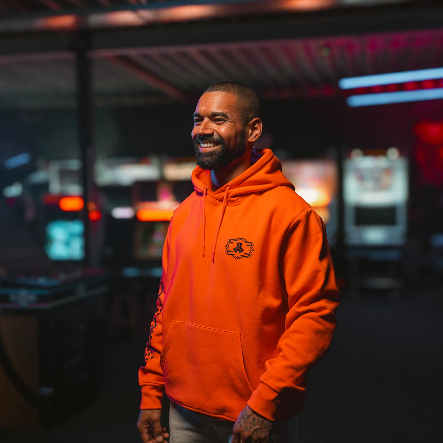 Defqon.1 Warm orange oversized Hoodie - Image 5