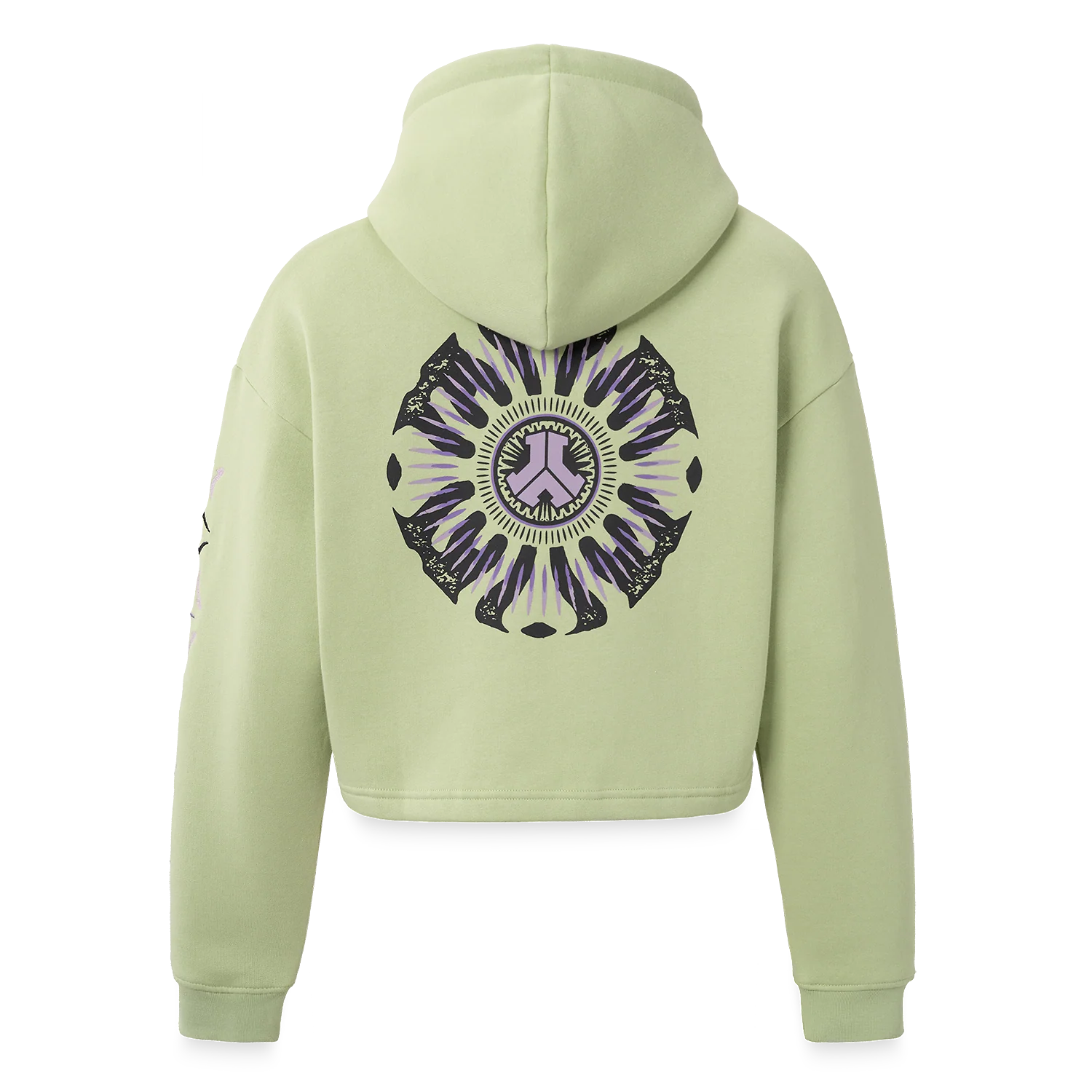 Defqon.1 Cropped Lime Hoodie - Image 3
