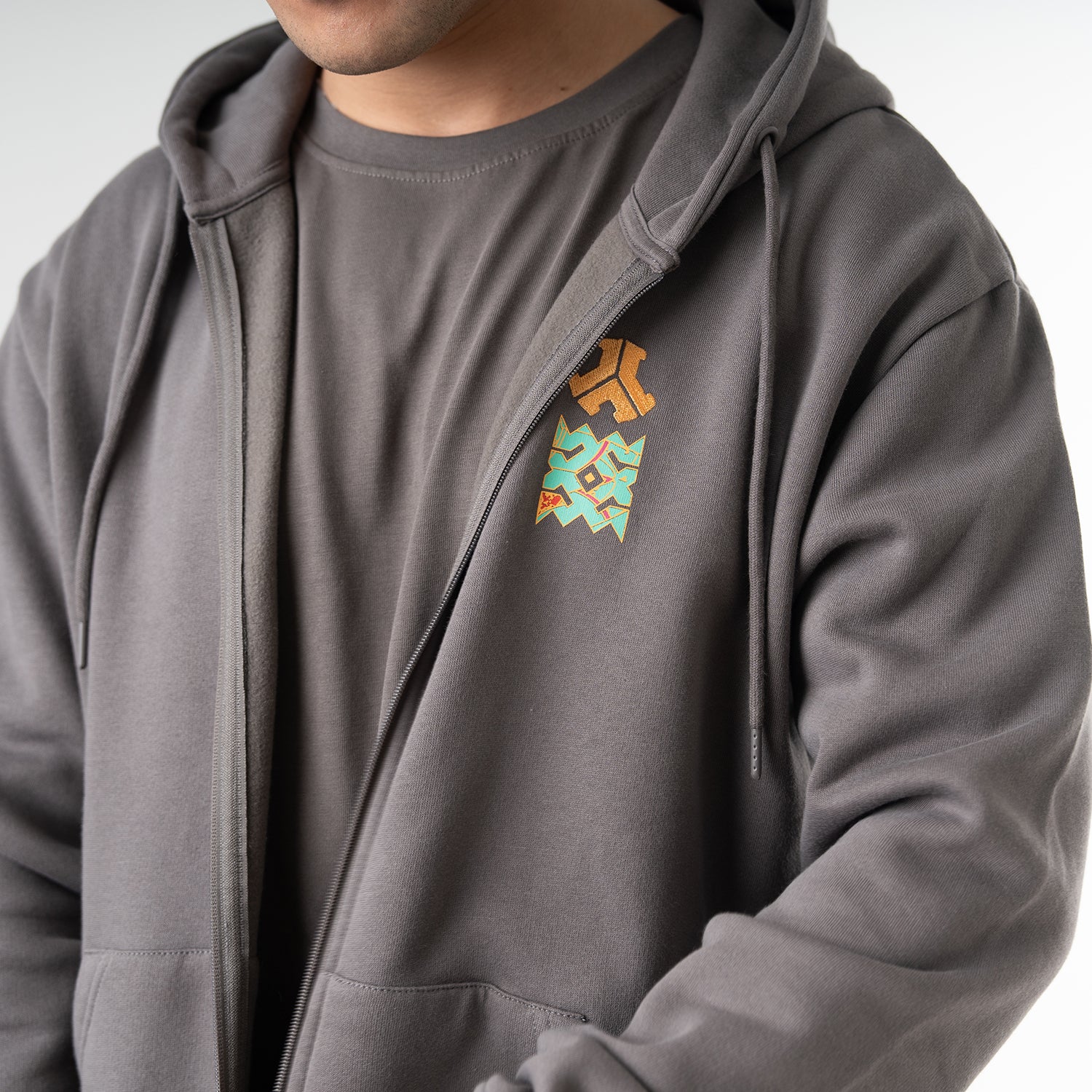 Defqon.1 Kick Off Mole grey Hooded zip - Image 4