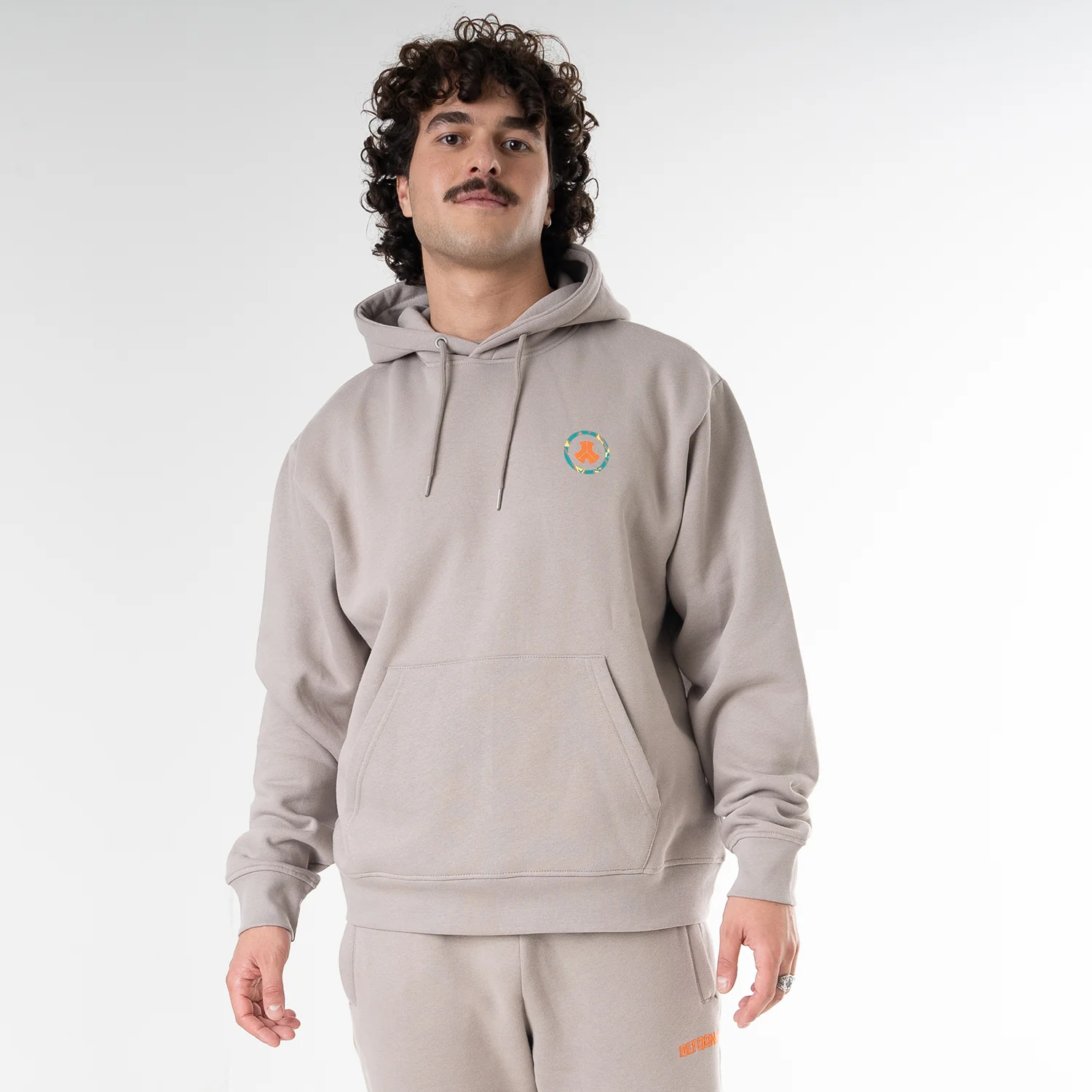 Defqon.1 Kick Off Stone Oversized Hoodie - Image 3