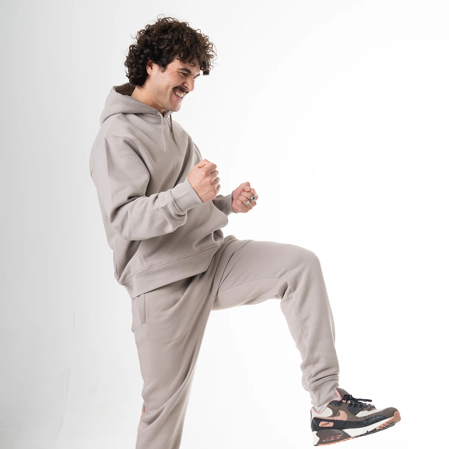 Defqon.1 Kick Off Stone Oversized Hoodie - Image 6