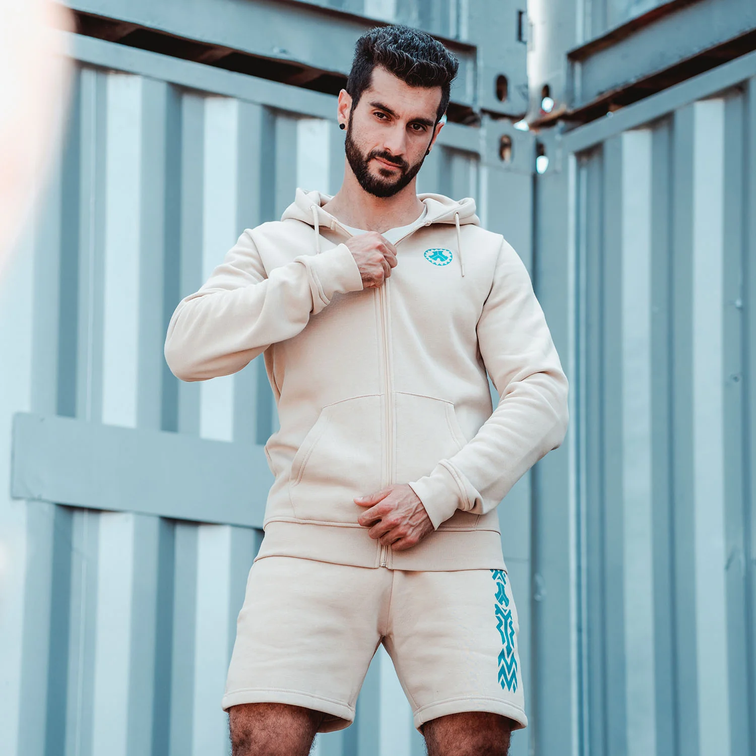 Defqon.1 Taupe hooded zip - Image 4