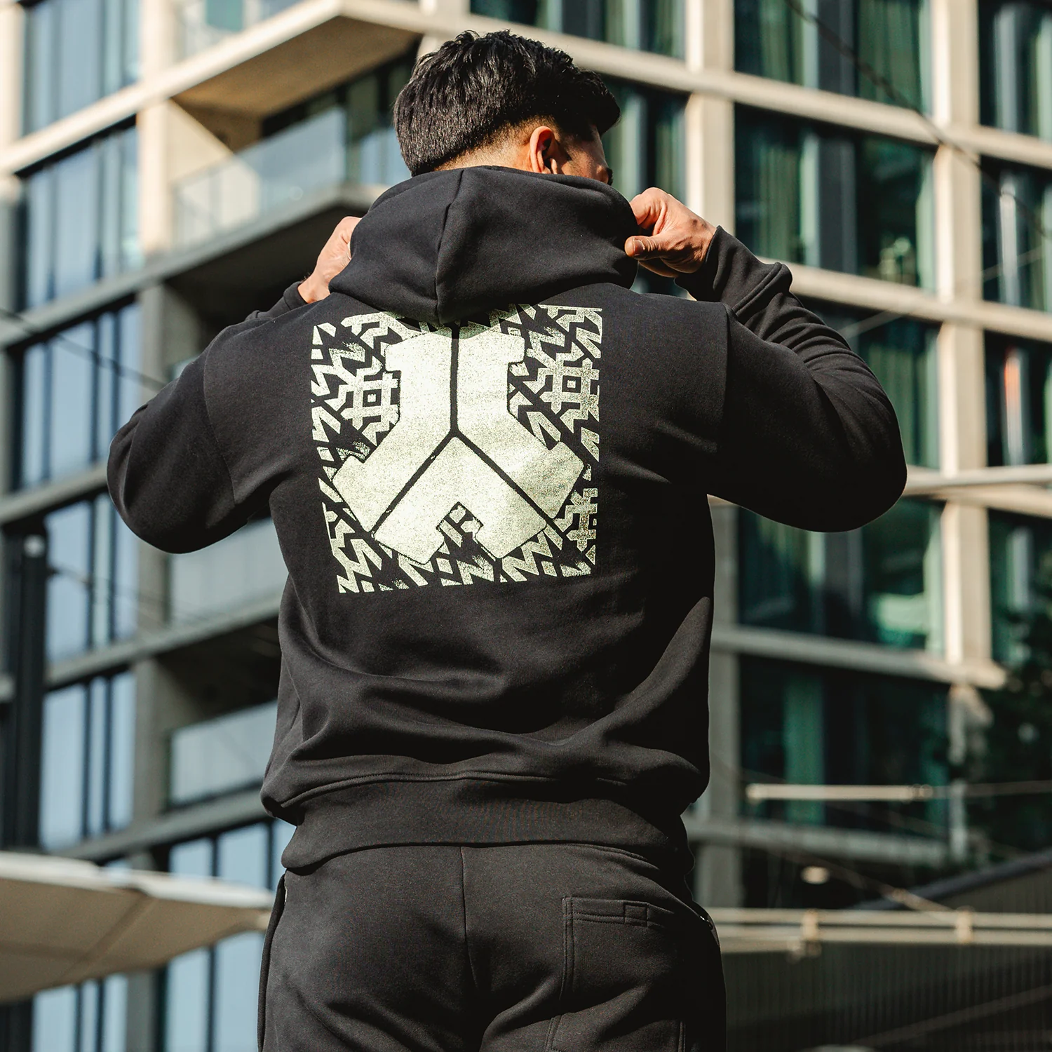 Defqon.1 Lime black Boxy Hoodie - Image 5