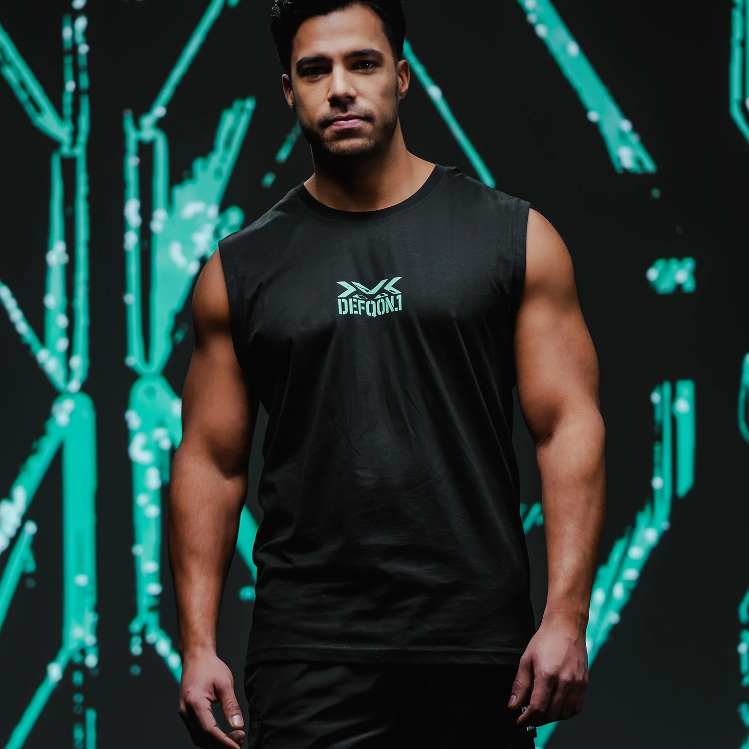 Defqon.1 Round logo Muscle tee - Image 4