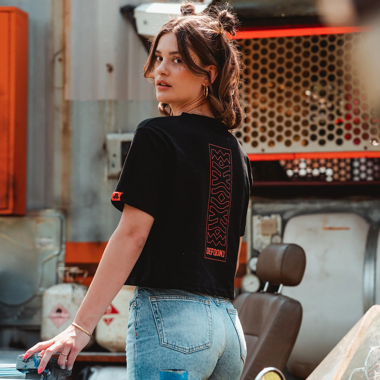 Defqon.1 Orange print short tee - Image 4