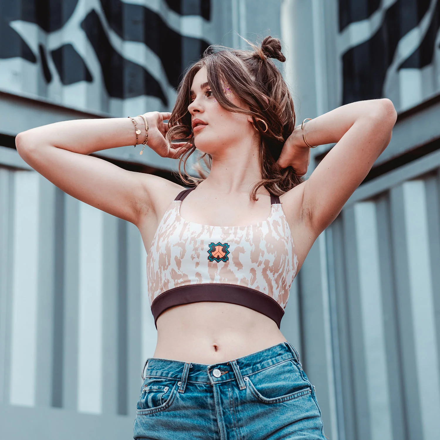 Defqon.1 Taupe sport top - Image 2