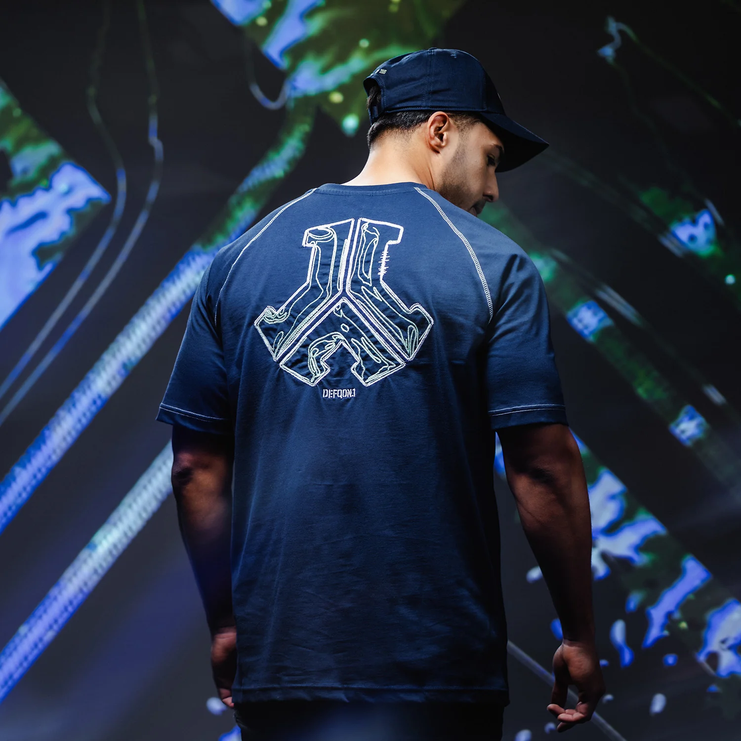 Defqon.1 Navy oversized T-shirt - Image 4