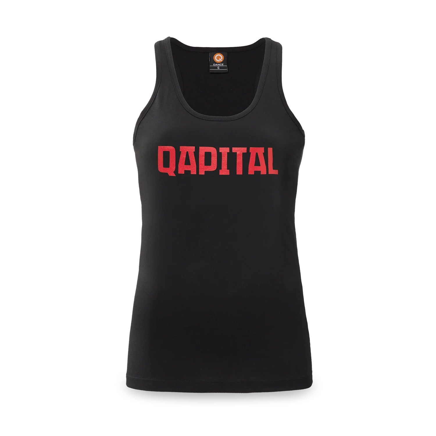 Qapital tanktop black/red